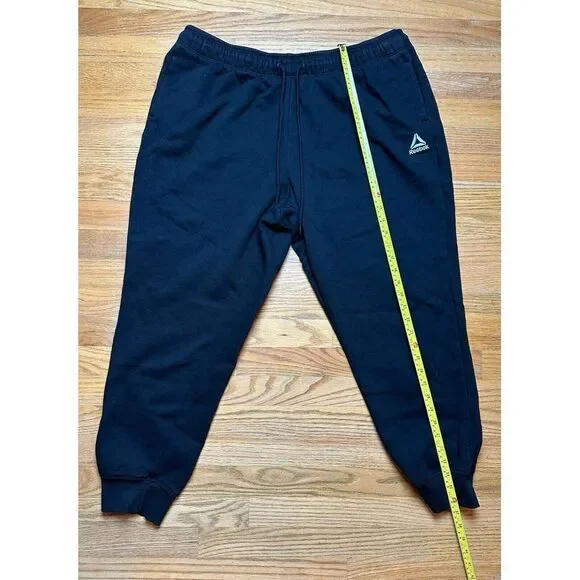 Reebok MEN'S Athletic Sweatpants Black - Picture 4 of 7